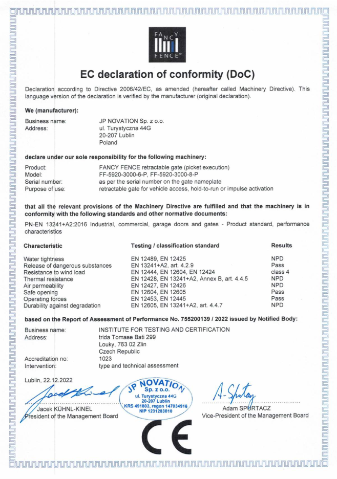 Esecuzione del picchetto Fancy Fence